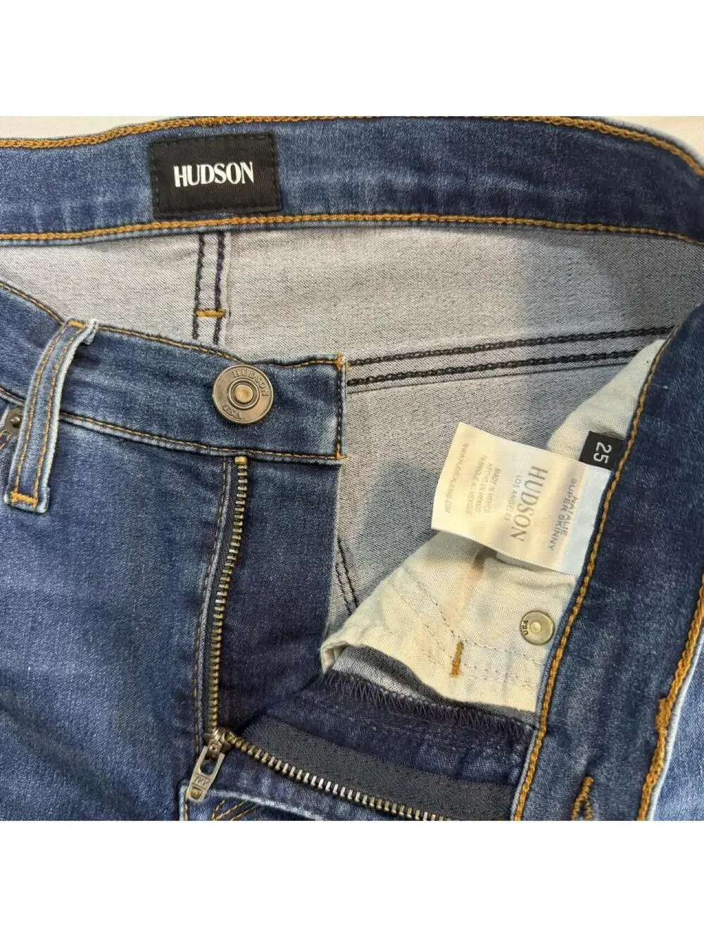 Hudson Natalie Super Skinny Jeans.